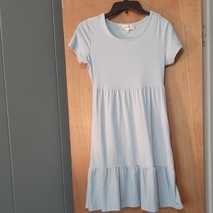 Baby blue dress